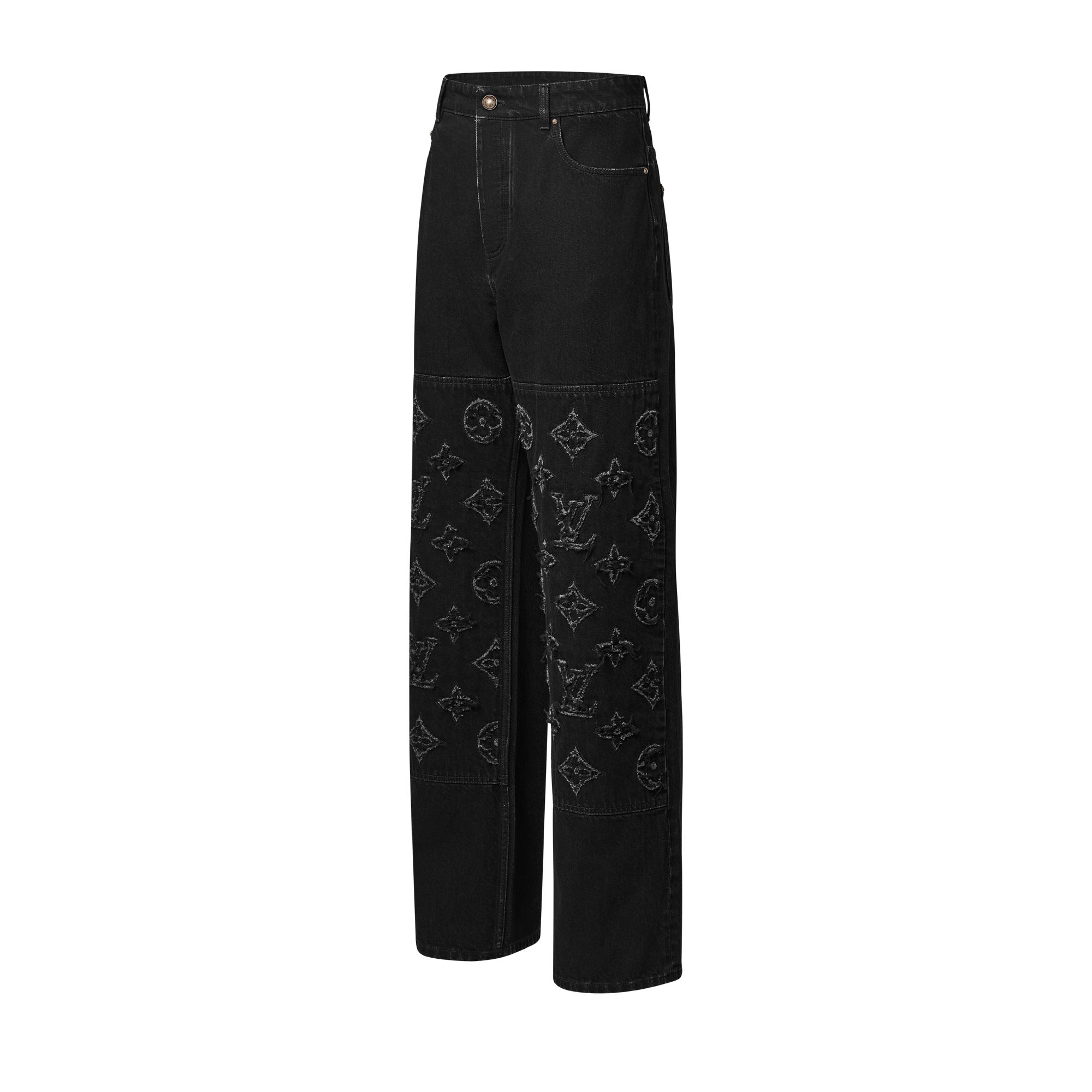 Monogram Destroy Denim Pants - Men - Ready-to-Wear | LOUIS VUITTON ®